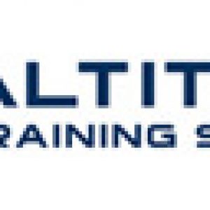 Close up of the equine Altitude Training Systems logo