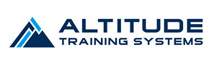 Close up of the equine Altitude Training Systems logo