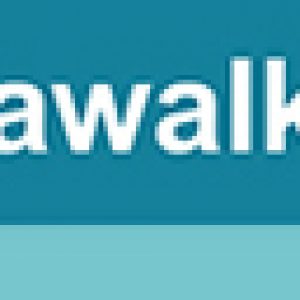 Close up of the Seawalker horse water walker logo