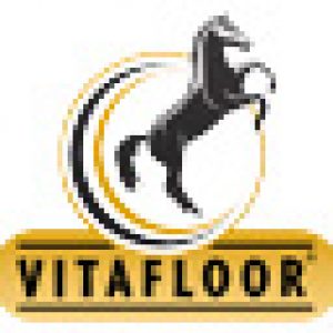 The Vitafloor horse vibration therapy system logo