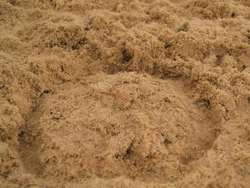 A close up of a horse hoof print in the Equivia number 1 equestrian surface